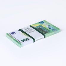 Пачка купюр 100 евро 15,5*7,5*1см