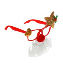 Очки карнавальные "Дед Мороз" со звездой 15*19см арт.1380361