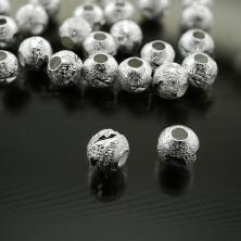 Разделитель металл  4мм арт.АС022 серебро (36шт)